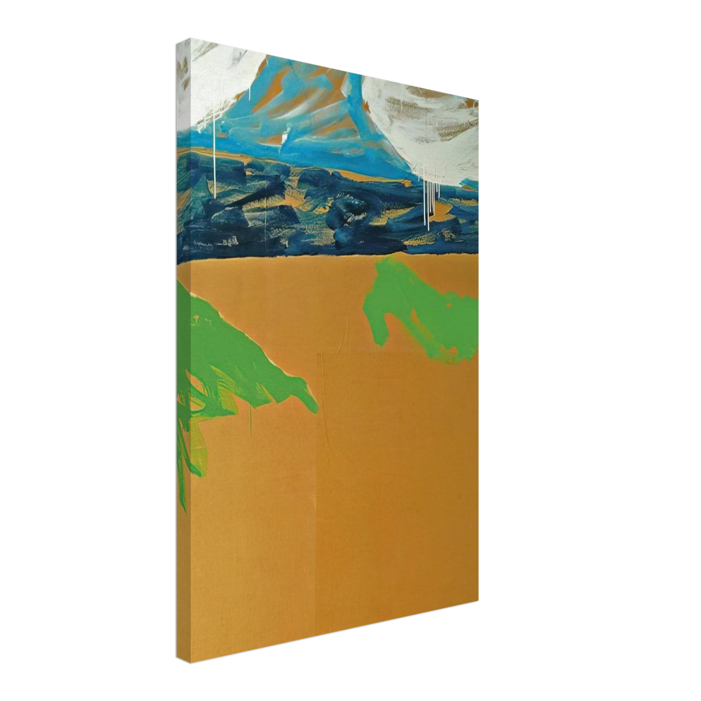 Mario Schifano - Paesaggio anemico - 1973 Canvas - 40x60 cm / 16x24 inches-canvas