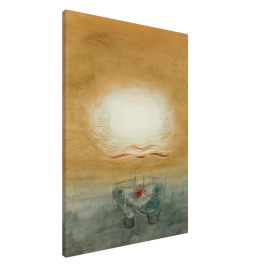 Morris Graves - Lotus - 1945 Canvas - 20x30 cm / 8x12 inches-canvas