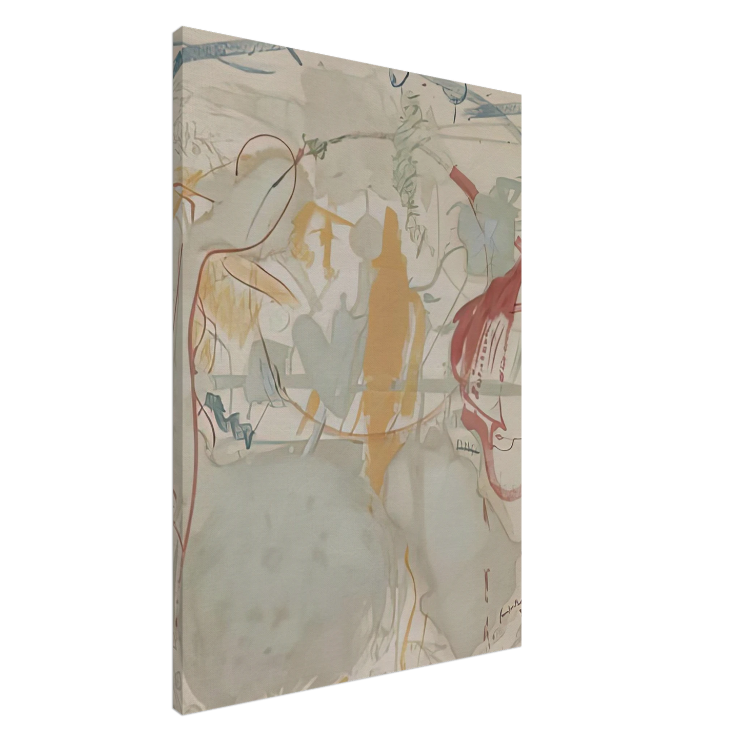 Helen Frankenthaler - Seven Types of Ambiguity, 1957- Canvas - 20x30 cm / 8x12 inches-canvas