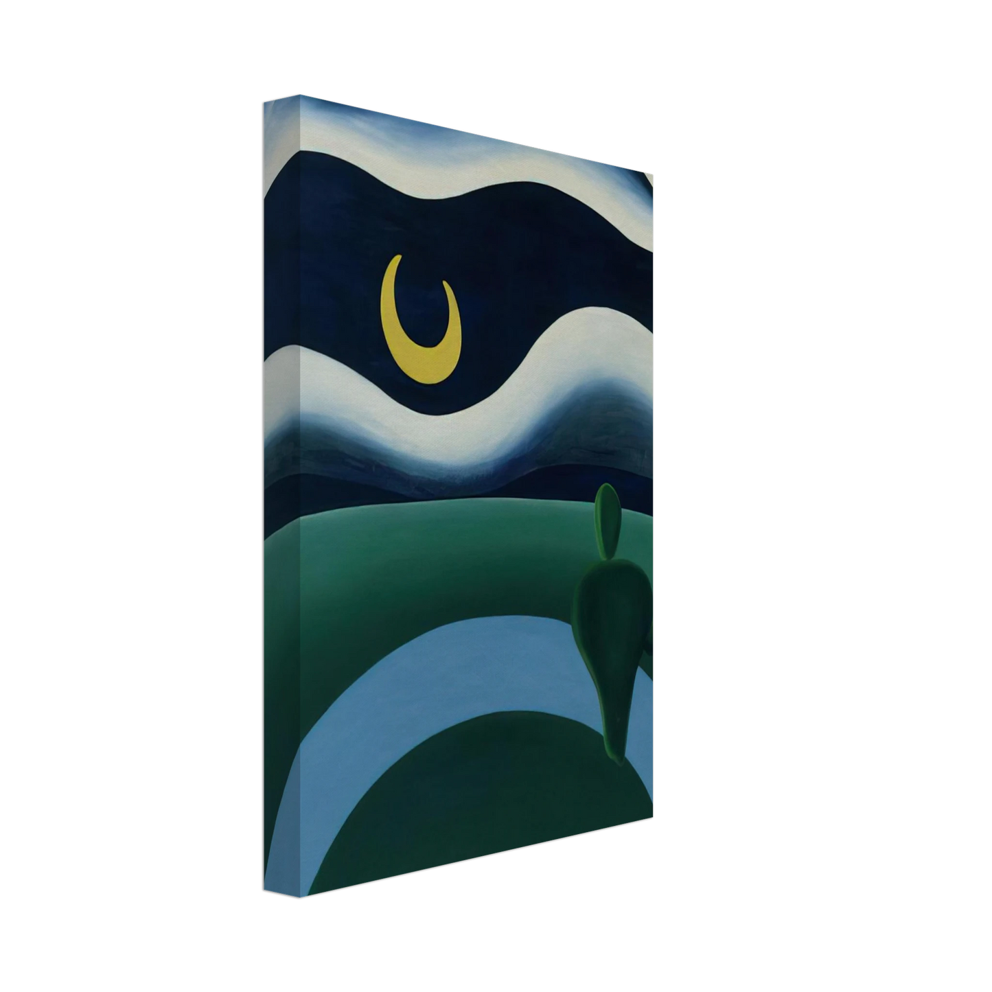 Tarsila do Amaral - The Moon Canvas - 40x60 cm / 16x24 inches-canvas