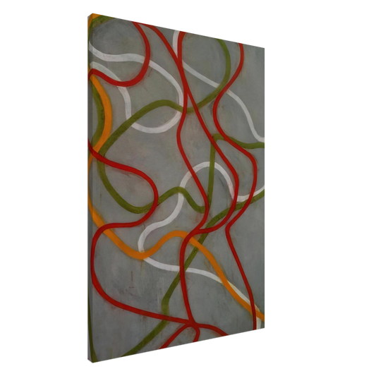 Brice Marden - The Attended - 1999 Canvas - 20x30 cm / 8x12 inches-canvas