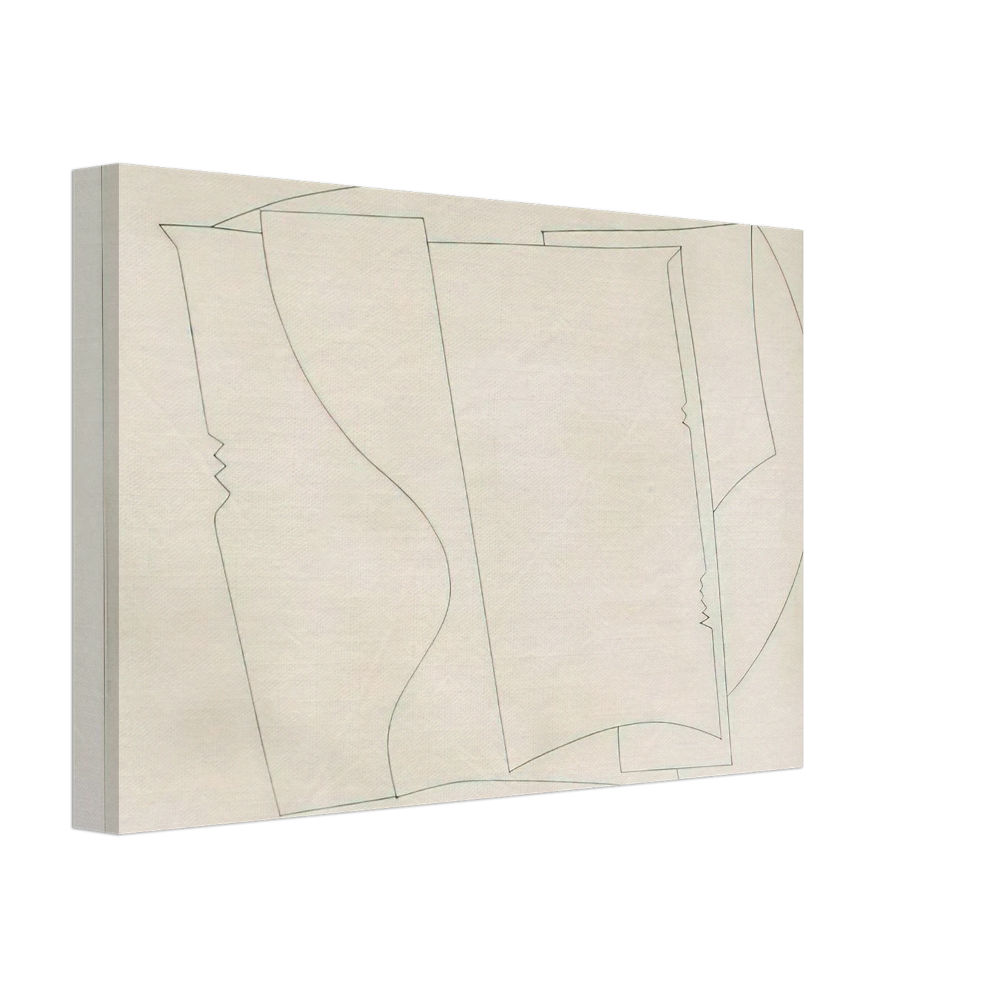 Ben Nicholson - Ronco - 1967 Canvas - 70x100 cm / 28x40 inches-canvas