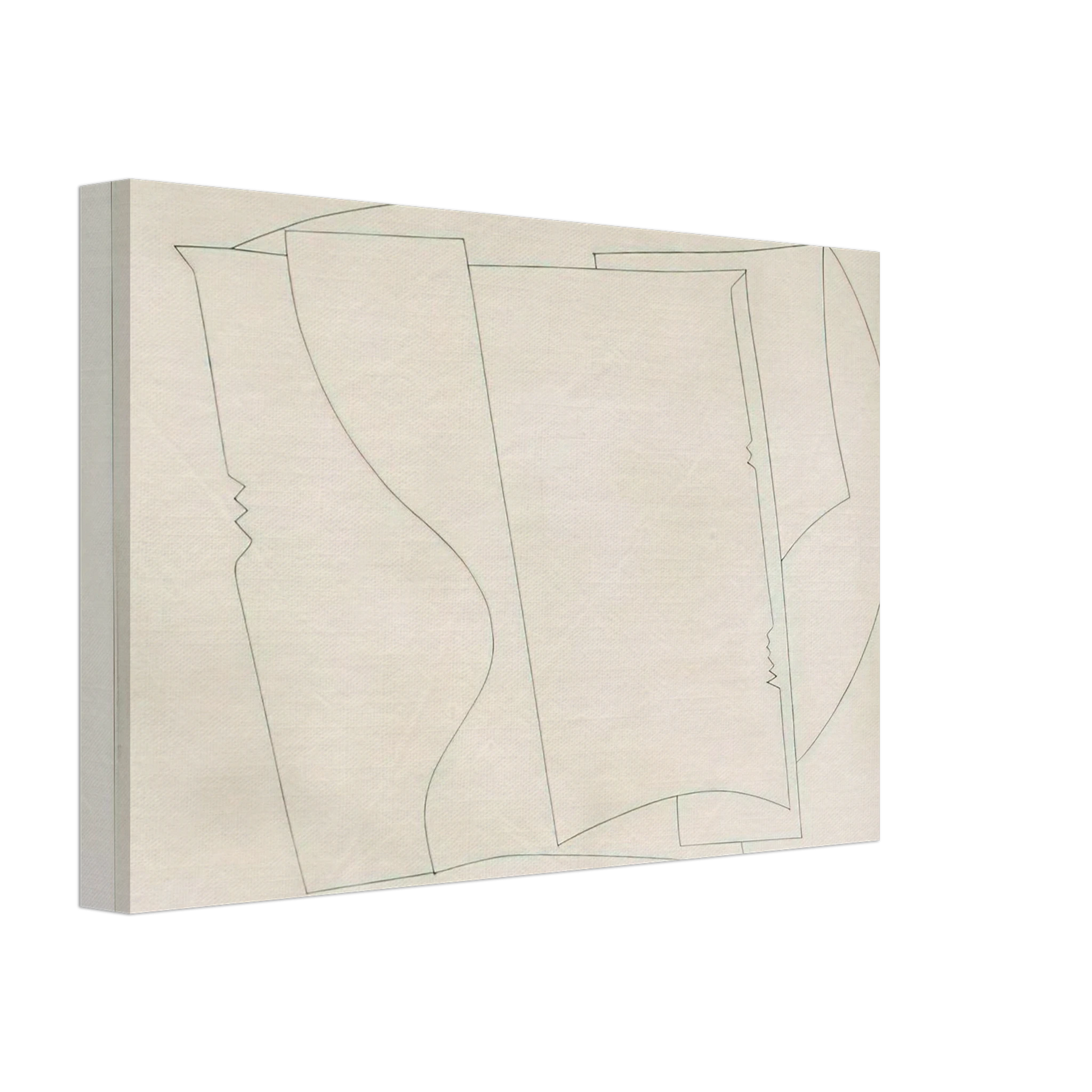 Ben Nicholson - Ronco - 1967 Canvas - 70x100 cm / 28x40 inches-canvas