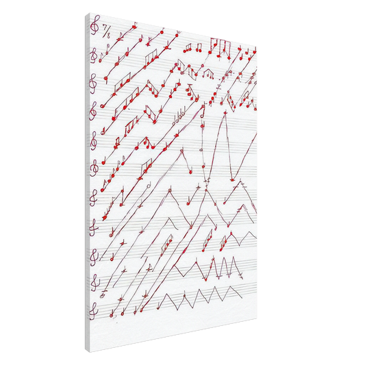 Louise Bourgeois - UNTITLED 1995 2 Canvas - 20x30 cm / 8x12 inches-canvas