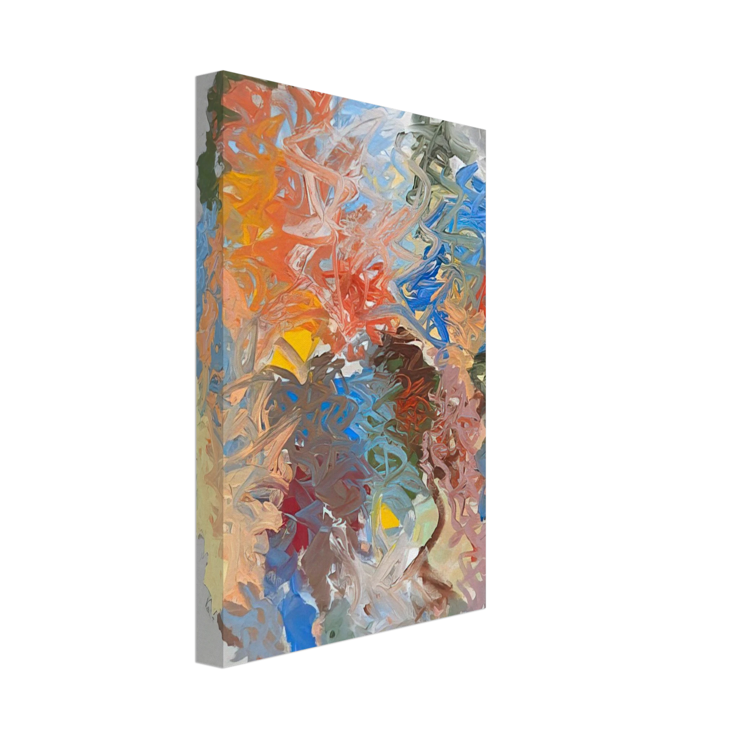 John Ferren - One World - 1961 Canvas - 70x100 cm / 28x40 inches-canvas