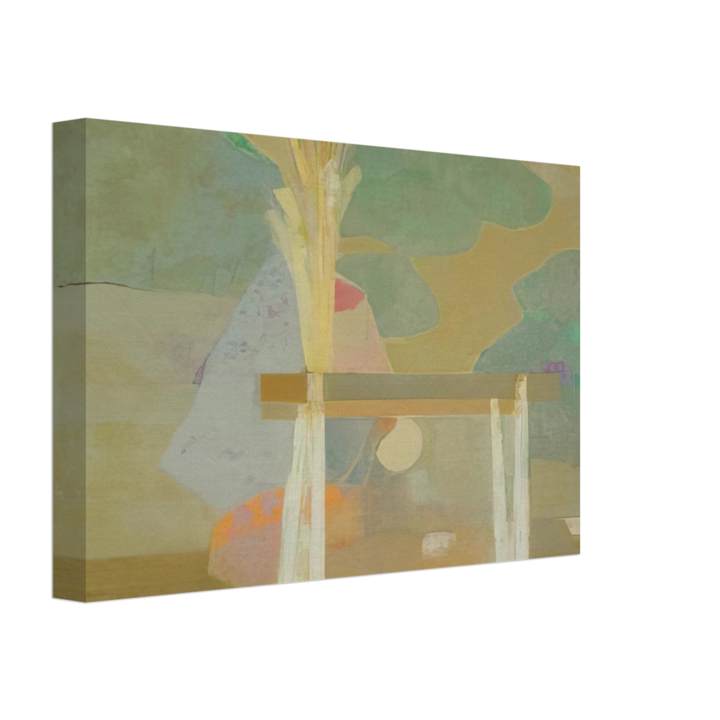 Kenzo Okada - A Well - 1966 Canvas - 70x100 cm / 28x40 inches-canvas