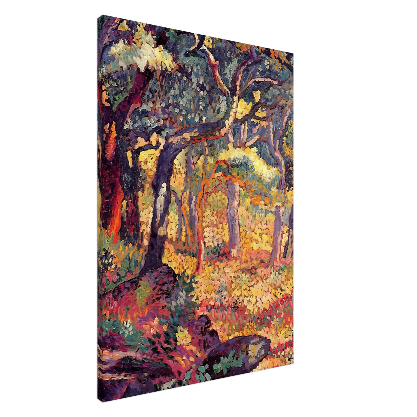 Henri-Edmond Cross - Study for The Clearing Canvas - 20x30 cm / 8x12 inches-canvas