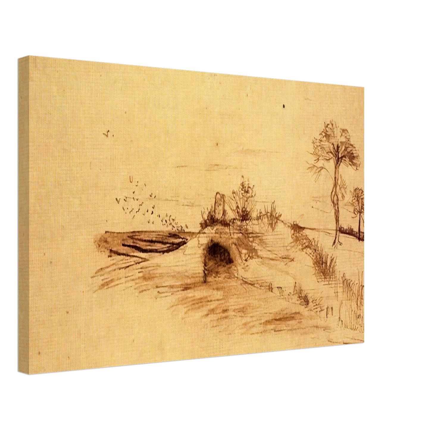 Vincent van Gogh - The Cave of Machpelah Canvas - 70x100 cm / 28x40 inches-canvas