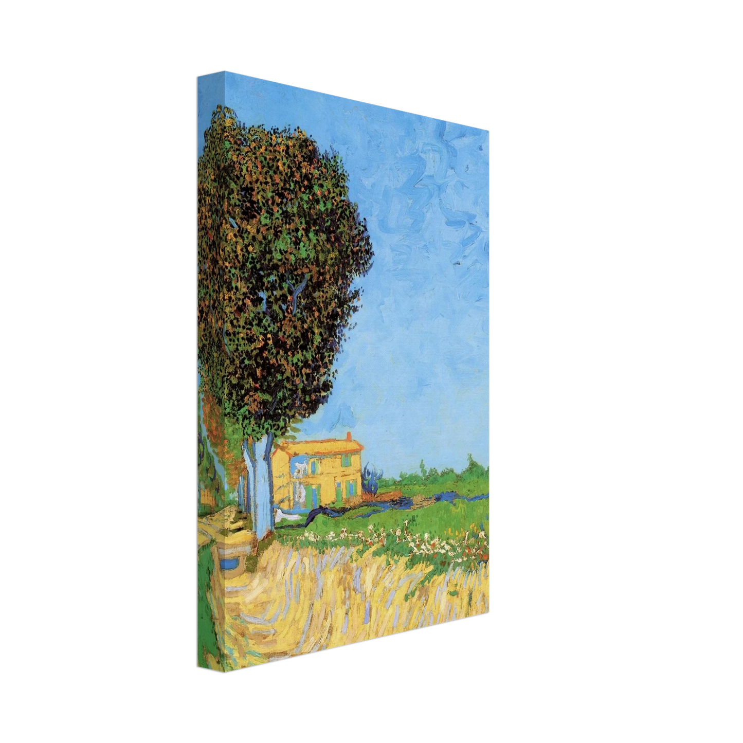 Vincent van Gogh - A Lane near Arles Canvas - 70x100 cm / 28x40 inches-canvas
