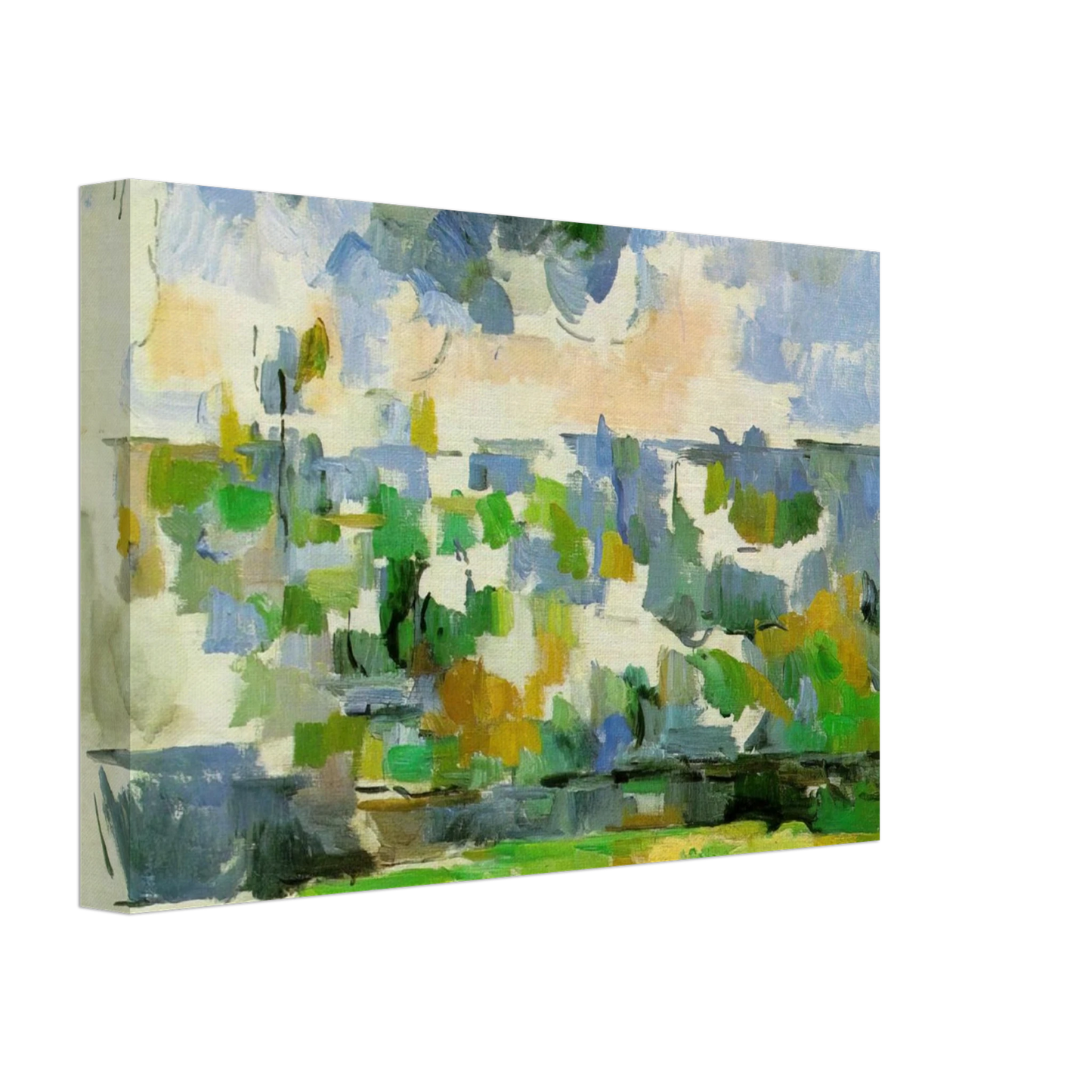 Paul Cezanne - The Garden at Les Lauves Canvas - 70x100 cm / 28x40 inches-canvas