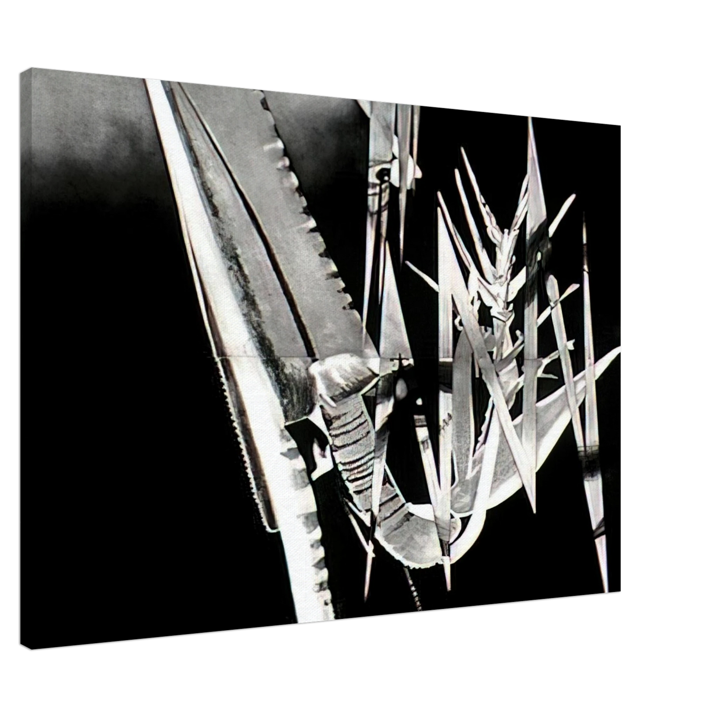 James Rosenquist - The Prickly Dark Canvas - 20x30 cm / 8x12 inches-canvas