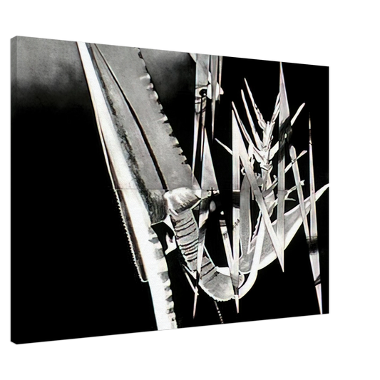 James Rosenquist - The Prickly Dark Canvas - 20x30 cm / 8x12 inches-canvas