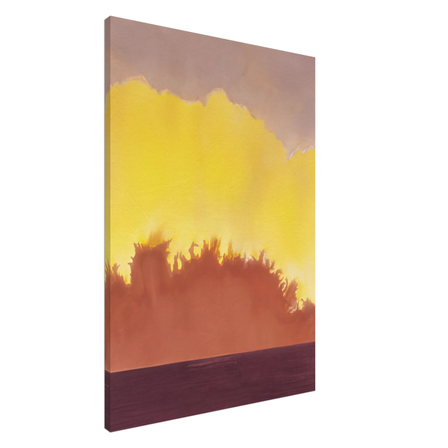 Ronnie Landfield - Little Sister - 1979 Canvas - 20x30 cm / 8x12 inches-canvas