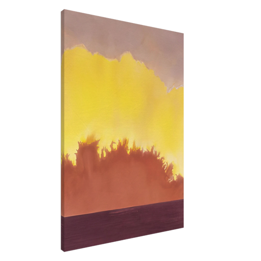 Ronnie Landfield - Little Sister - 1979 Canvas - 20x30 cm / 8x12 inches-canvas