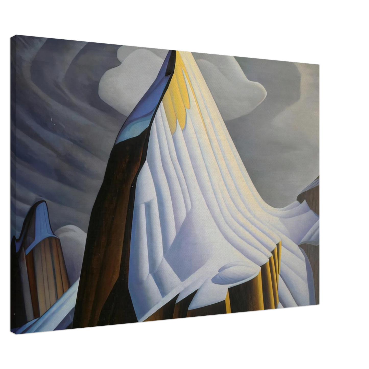 Lawren Harris - Mount Lefroy - 1930 Canvas - 20x30 cm / 8x12 inches-canvas