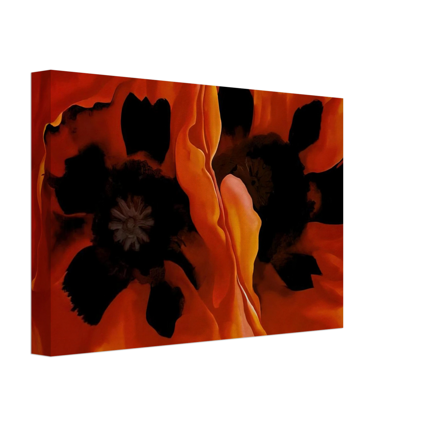 Georgia O'Keeffe - Oriental Poppies Canvas - 40x60 cm / 16x24 inches-canvas