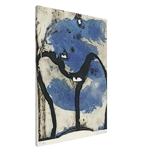 Emil Schumacher - 31972 - 1972 Canvas - 20x30 cm / 8x12 inches-canvas