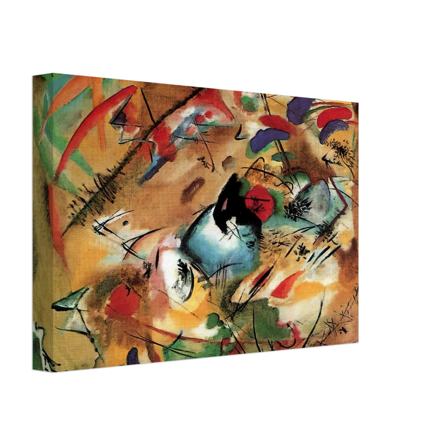 Wassily Kandinsky - IMPROVISATION DREAMY 1913 Canvas - 40x60 cm / 16x24 inches-canvas