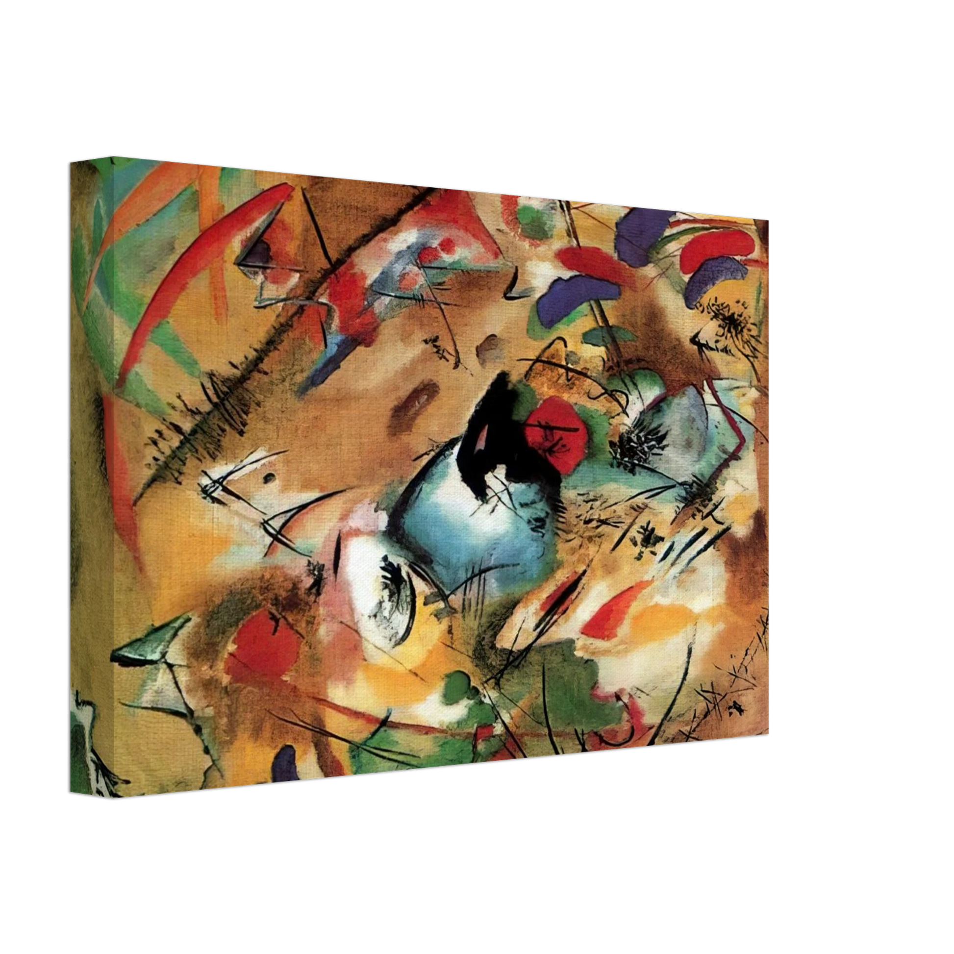 Wassily Kandinsky - IMPROVISATION DREAMY 1913 Canvas - 40x60 cm / 16x24 inches-canvas