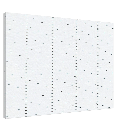 Francois Morellet - Every 15 cms, every 16 cms dash of one cm long - 1974 Canvas - 20x30 cm / 8x12 inches-canvas