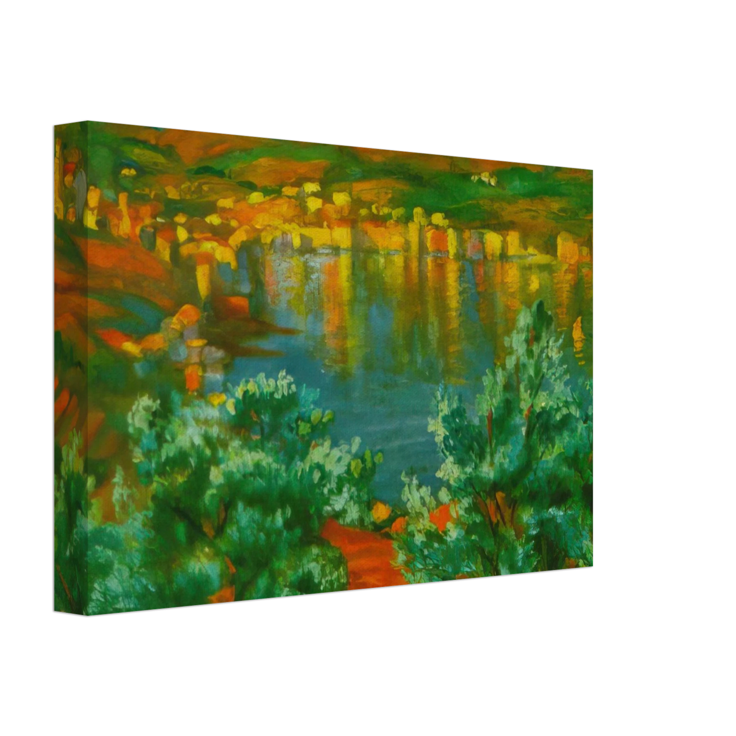 Salvador Dali - FESTIVAL OF ST LUCIA AT VILLAMALLA Canvas - 40x60 cm / 16x24 inches-canvas