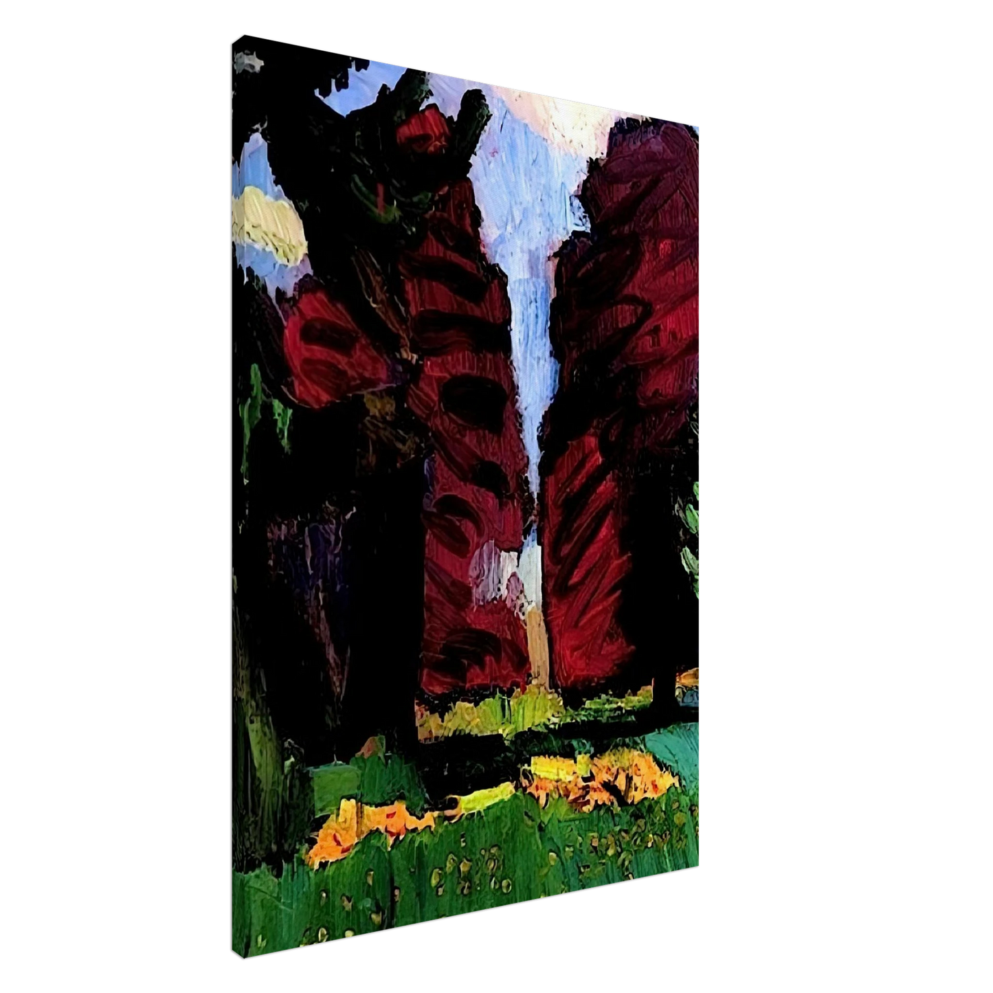 Henri Matisse - COPPER BEECHES 1901 Canvas - 20x30 cm / 8x12 inches-canvas