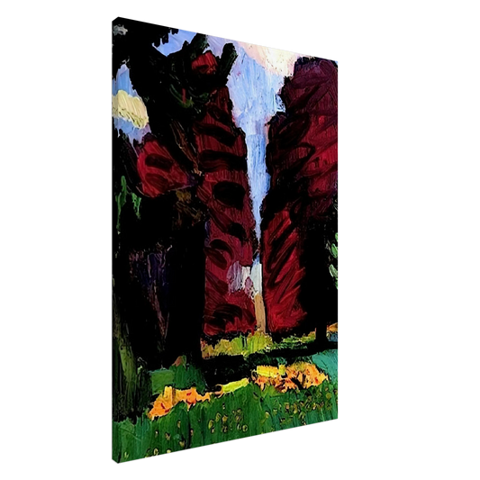 Henri Matisse - COPPER BEECHES 1901 Canvas - 20x30 cm / 8x12 inches-canvas