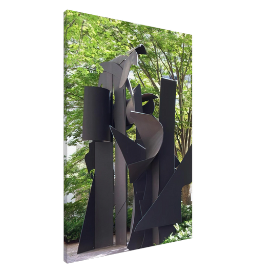 Louise Nevelson - TRANSPARENT HORIZON 1975 Canvas - 20x30 cm / 8x12 inches-canvas