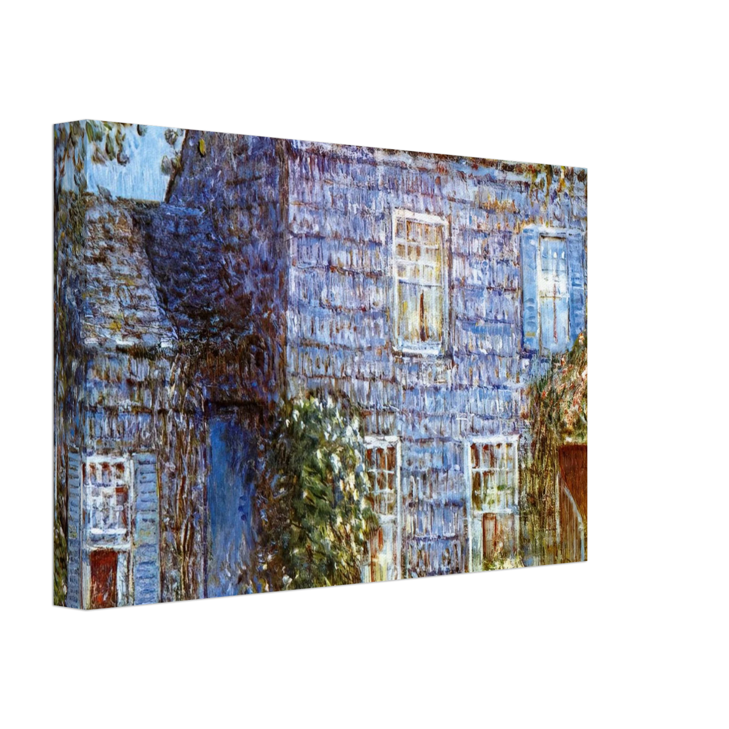 Childe Hassam - Hutchison House, Easthampton Canvas - 70x100 cm / 28x40 inches-canvas