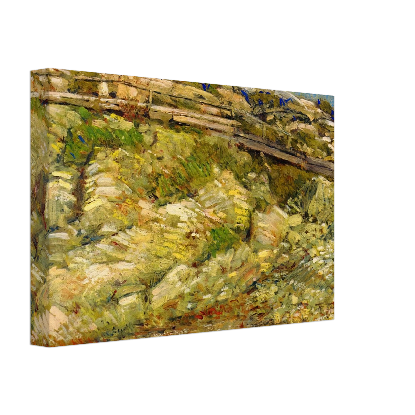 Childe Hassam - Walk Around the Island Canvas - 40x60 cm / 16x24 inches-canvas