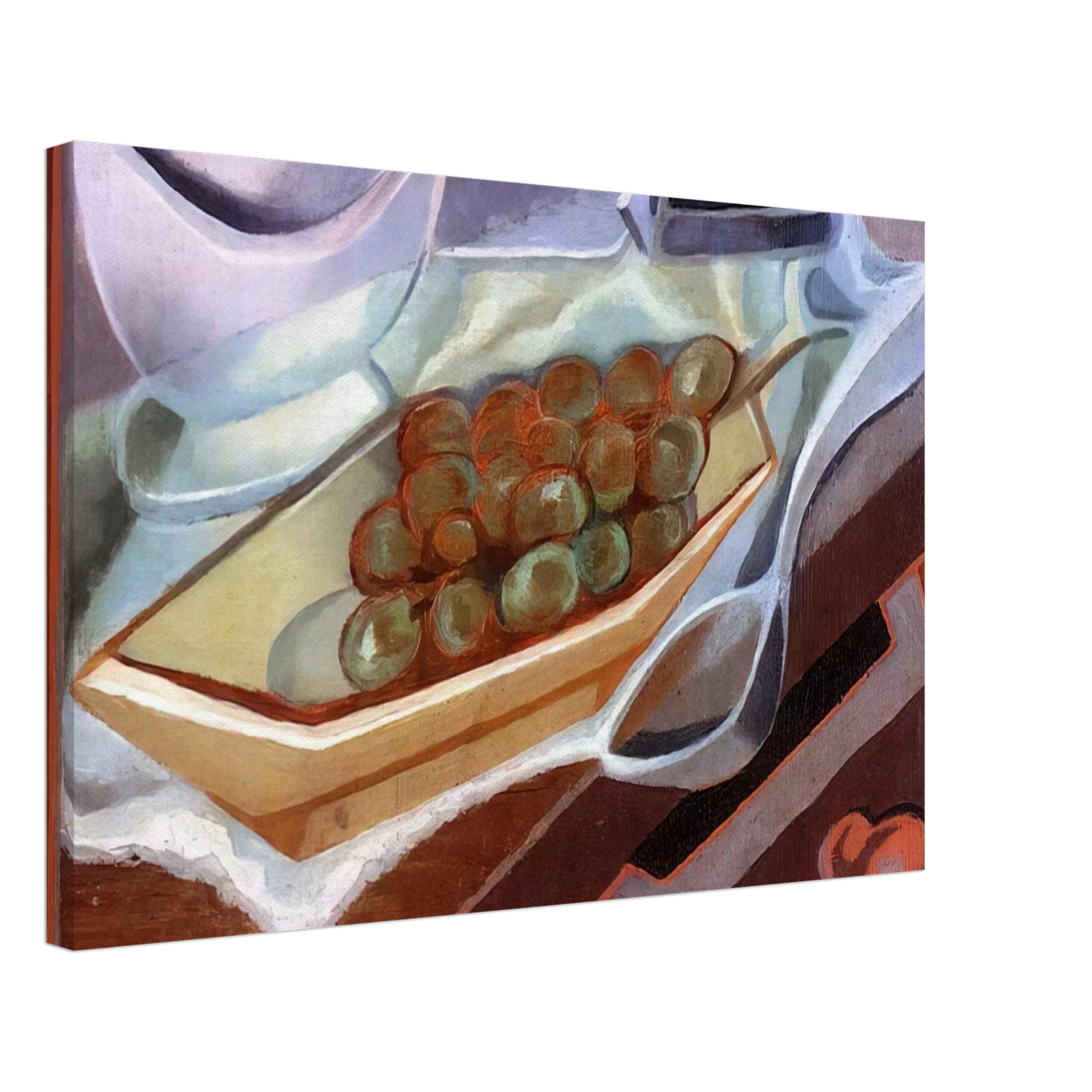 Juan Gris - THE BUNCH OF GRAPES 1924 Canvas - 40x60 cm / 16x24 inches-canvas