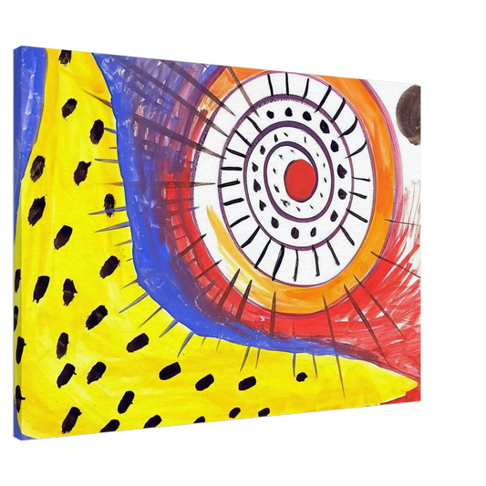 Alexander Calder - SPIRAL COMPOSITION 1970 Canvas - 20x30 cm / 8x12 inches-canvas