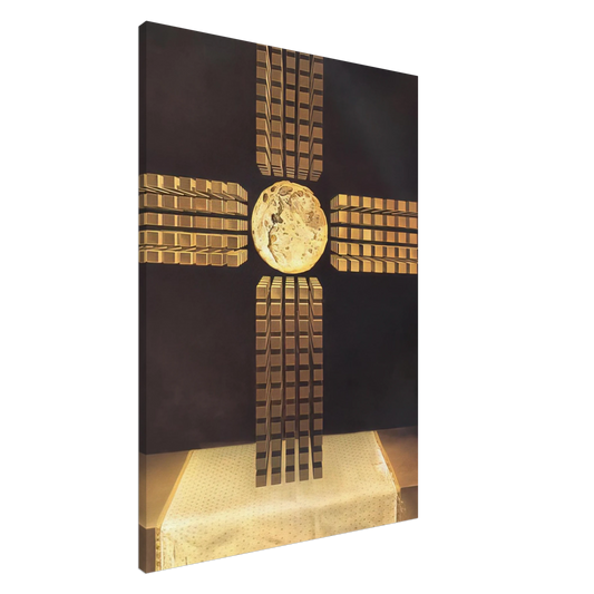 Salvador Dali - NUCLEAR CROSS Canvas - 20x30 cm / 8x12 inches-canvas