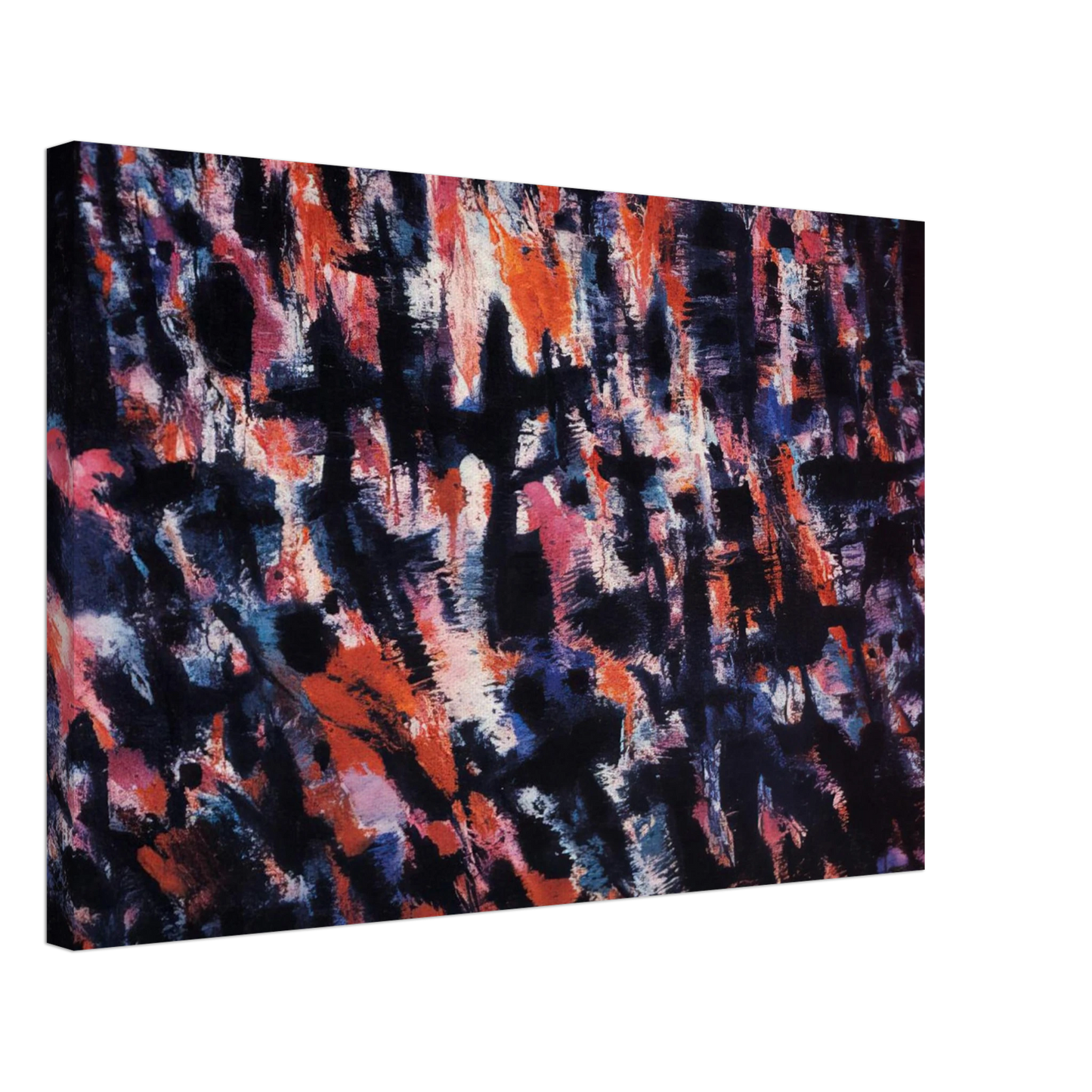 Alfred Manessier - Passion - 1982 Canvas - 40x60 cm / 16x24 inches-canvas