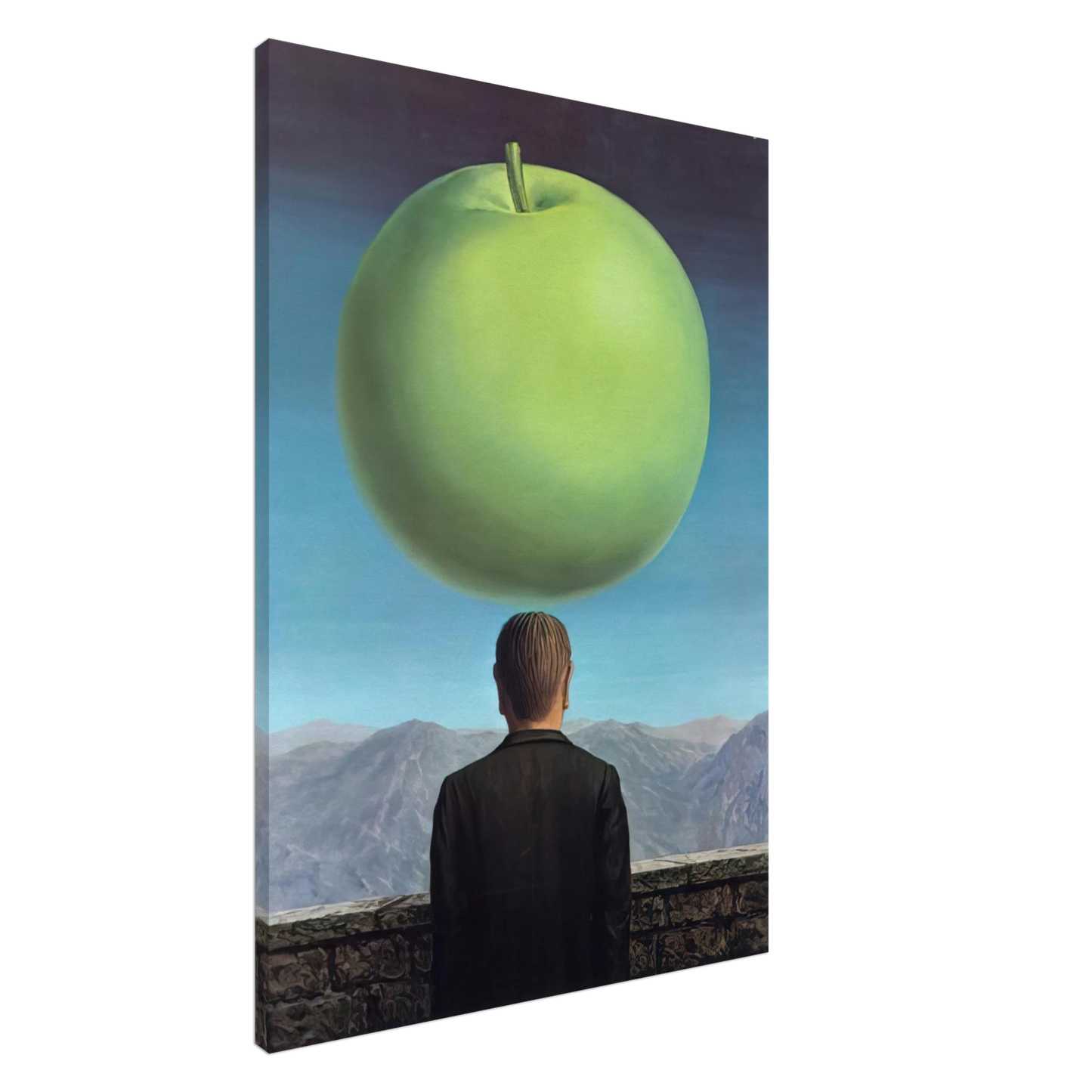 Rene Magritte - THE POSTCARD 1960 Canvas - 20x30 cm / 8x12 inches-canvas