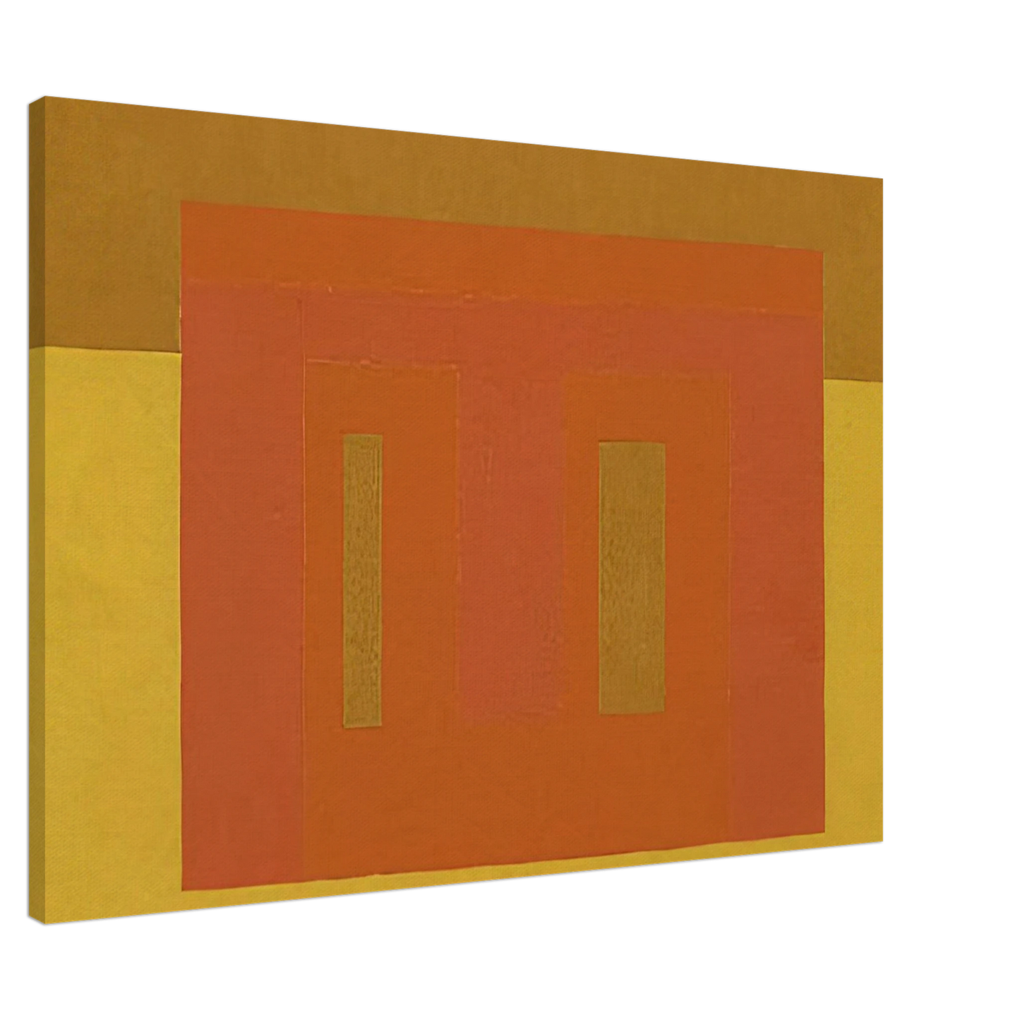 Josef Albers - VARIANT ADOBE SOUTHERN CLIMATE 1948 Canvas - 20x30 cm / 8x12 inches-canvas