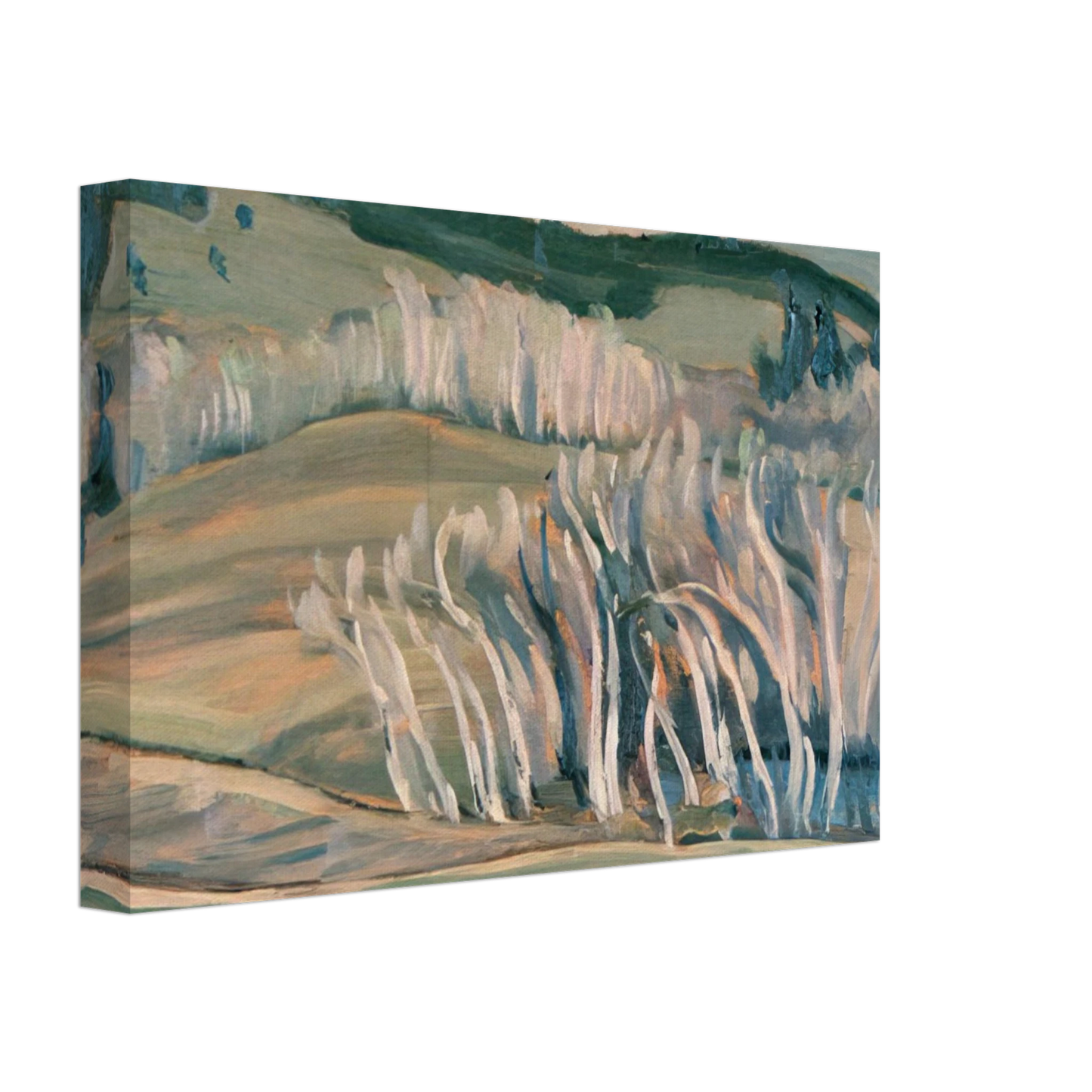 A.Y. Jackson - Spring, Caribou Country - 1949 Canvas - 40x60 cm / 16x24 inches-canvas