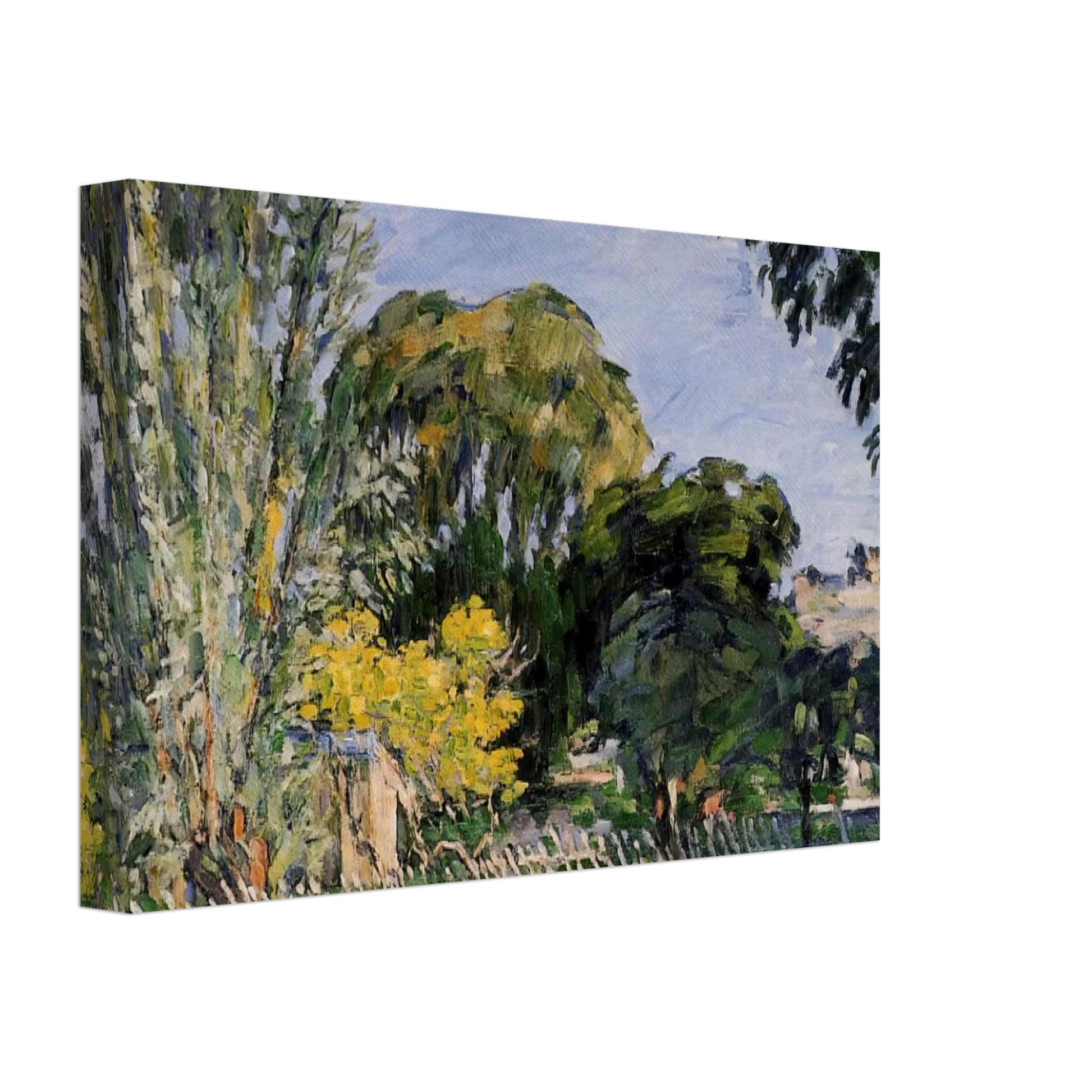 Paul Cezanne - The Trees of Jas de Bouffan Canvas - 40x60 cm / 16x24 inches-canvas