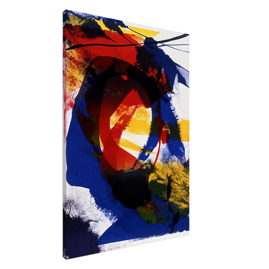 Paul Jenkins - Distance Finding Mozart - 1992 Canvas - 20x30 cm / 8x12 inches-canvas