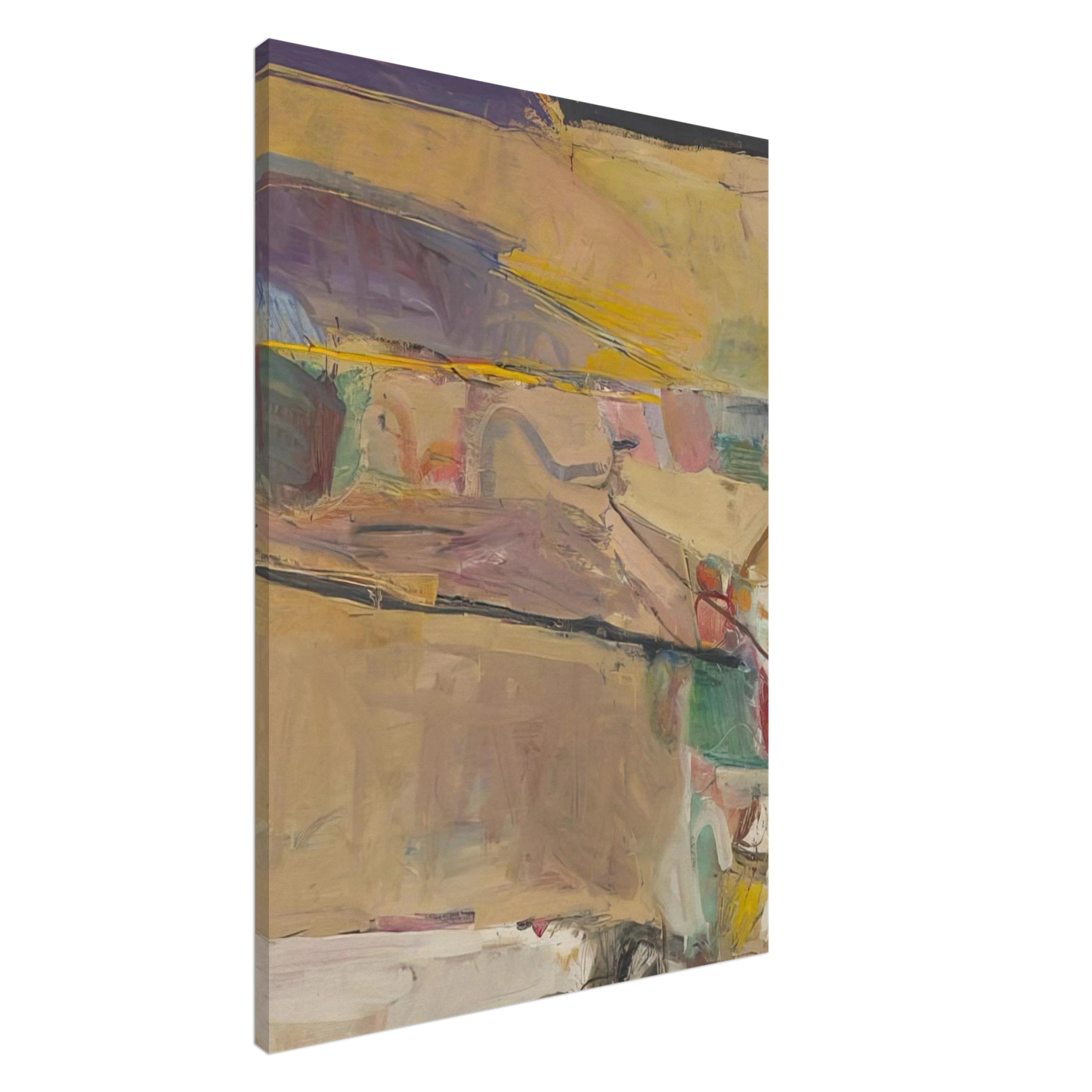 Richard Diebenkorn - Berkeley #54 Canvas - 20x30 cm / 8x12 inches-canvas