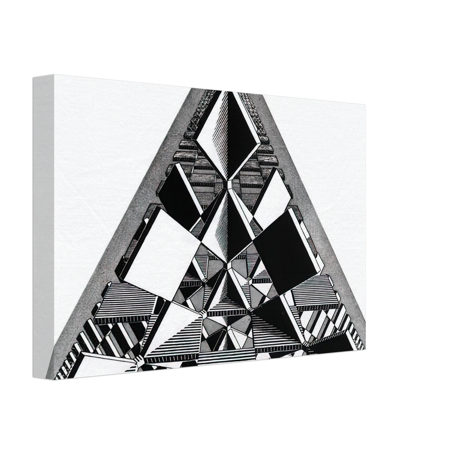 MC Escher - THREE INTERSECTING PLANES Canvas - 40x60 cm / 16x24 inches-canvas