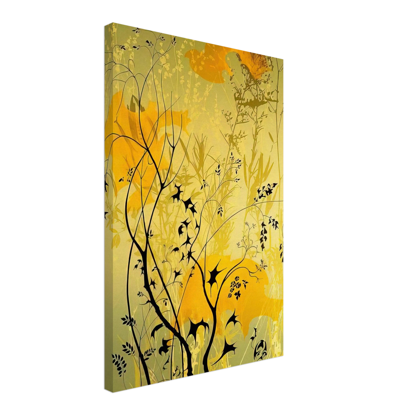 Eyvind Earle - Wild Flowers Canvas - 70x100 cm / 28x40 inches-canvas