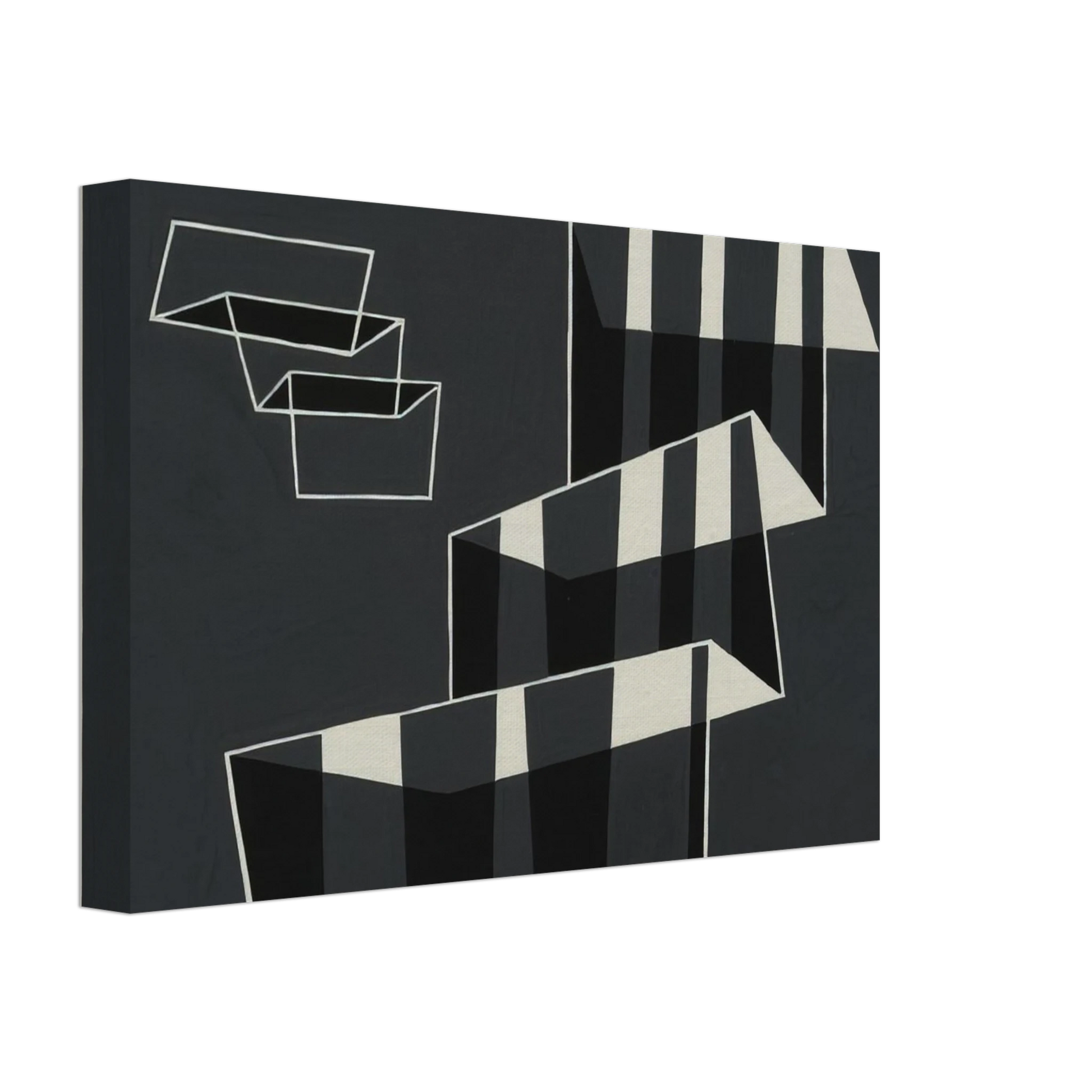 Josef Albers - STEPS 1932 Canvas - 40x60 cm / 16x24 inches-canvas