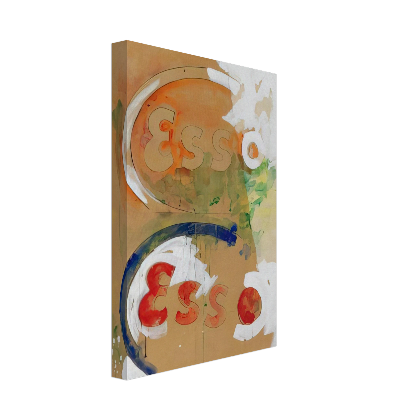 Mario Schifano - Segni di energia - Pop Art Canvas - 70x100 cm / 28x40 inches-canvas