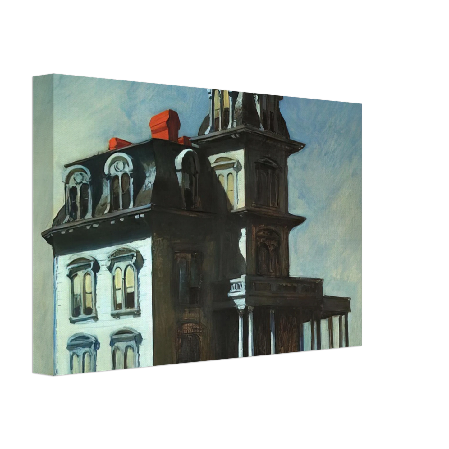 Edward Hopper - House by the Railroad Canvas - 40x60 cm / 16x24 inches-canvas