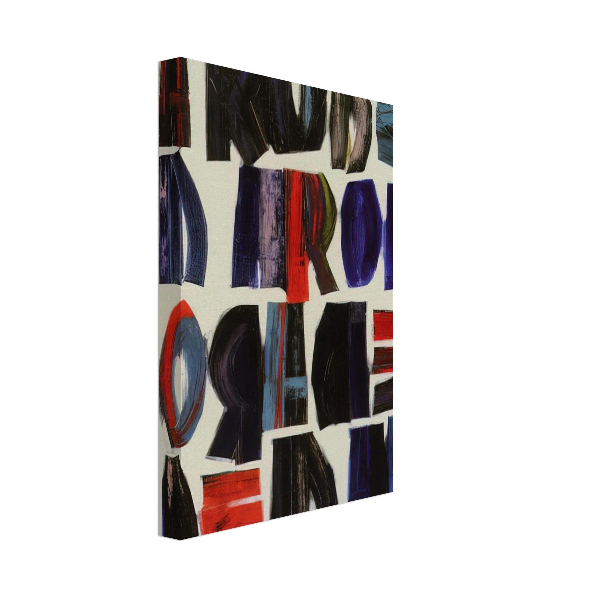 Joao Vieira - Uma rosa e - 1968 Canvas - 70x100 cm / 28x40 inches-canvas