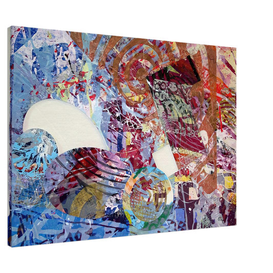 Sam Gilliam - Manet II Canvas - 20x30 cm / 8x12 inches-canvas