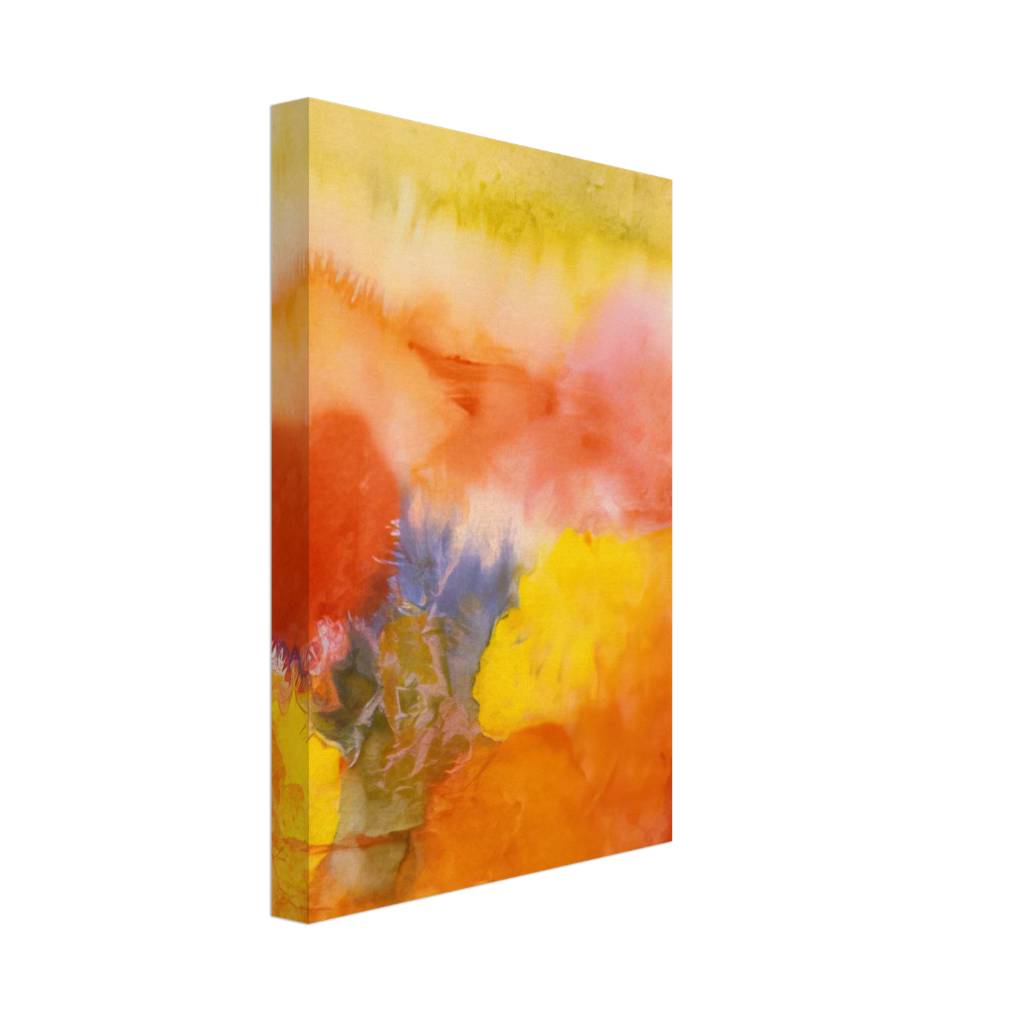 Ronnie Landfield - Abundance In The Garden - 1992 Canvas - 40x60 cm / 16x24 inches-canvas