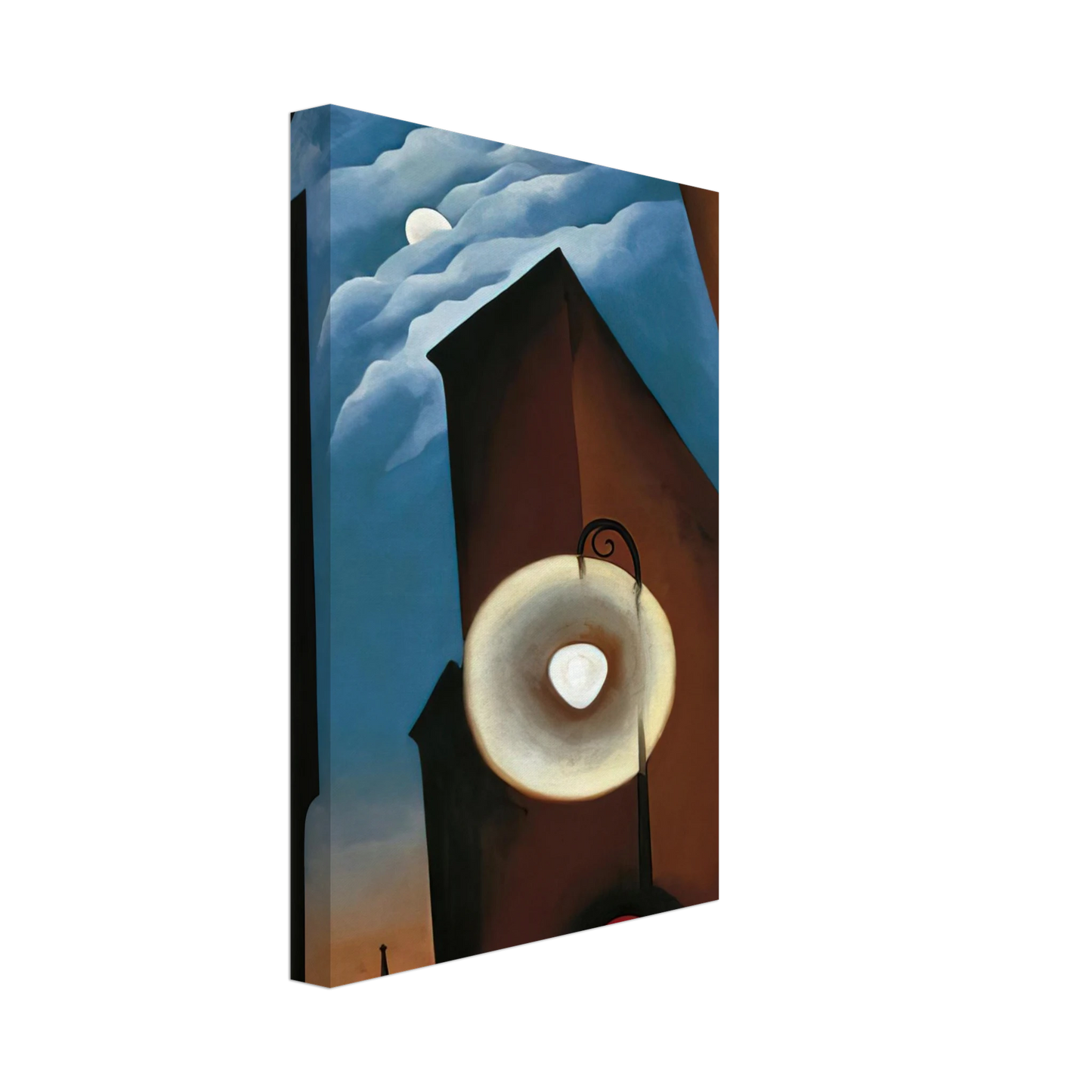 Georgia O'Keeffe - New York with Moon Canvas - 40x60 cm / 16x24 inches-canvas
