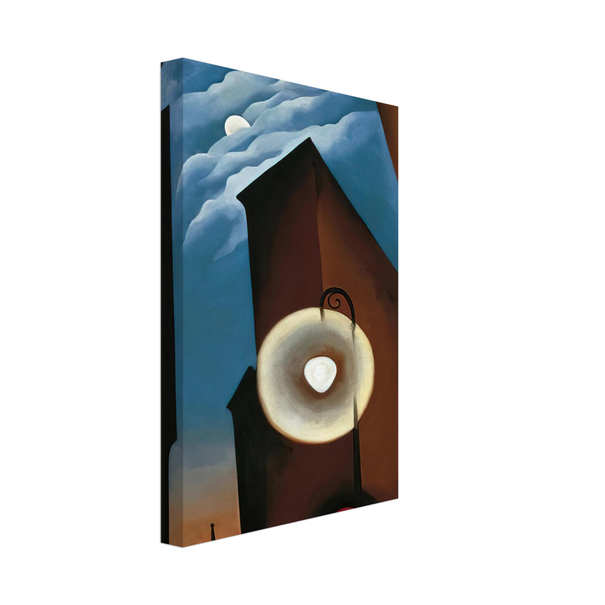 Georgia O'Keeffe - New York with Moon Canvas - 40x60 cm / 16x24 inches-canvas